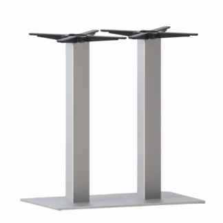 Gastro Doppel-Tischgestell aus Edelstahl Premium  40x70cm für große Restauranttische