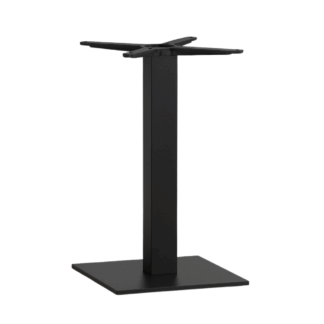 Gastro Tischgestell aus Gusseisen | Flache Bodenplatte 40cm x 40 cm