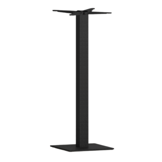 Stehtischgestell aus Gusseisen | Flache Bodenplatte 40cm x 40 cm