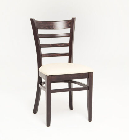 HUGO | gepolsterter Holzstuhl | Bistrostuhl | Gastrostuhl | Restaurantstuhl