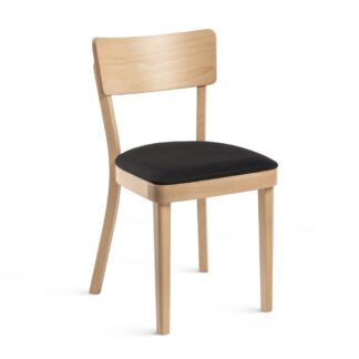 FAMEG Gastro Holzstuhl | Frankfurter | Polster-Sitz