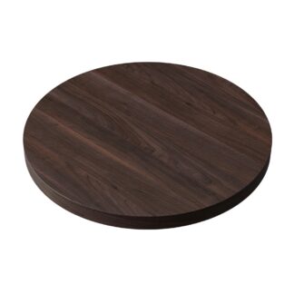 Runde Gastro Tischplatte | Walnuss | Durchmesser 60 cm
