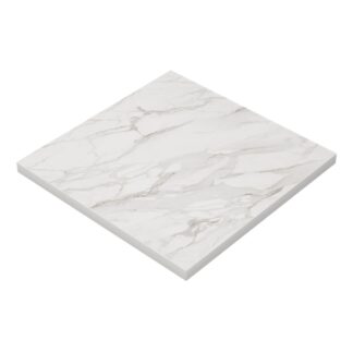 Gastro Tischplatte | Marmor Weiß | 70x70 cm