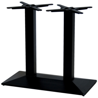 Tischgestell aus Gusseisen mit 2 Säulen - konisch geformt