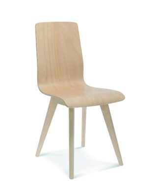Fameg Designer Gastro Stuhl | Cleo | Holz-Sitz
