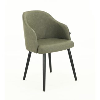 Polsterstuhl Claire | Vintage Grau | Gastro Armlehnstuhl