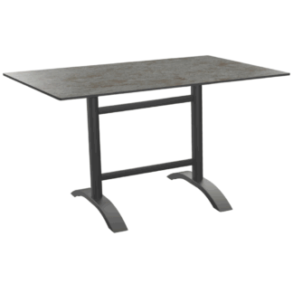 Rene Double HPL Zement Grau