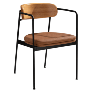 Bristol mit Armlehnen Polster Braun 1.png