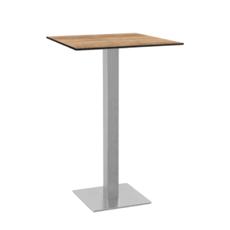 Stehtisch Eiche Natur Edelstahl