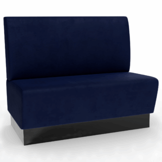 Amsterdam Samtstoff Glatt blau