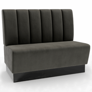 Amsterdam Samtstoff Vertikal anthrazit