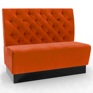 Amsterdam Samtstoff Chesterfield orange