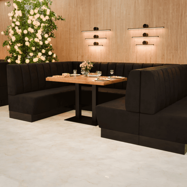 Amsterdam Samtstoff Vertikal Referenz 1 schwarz