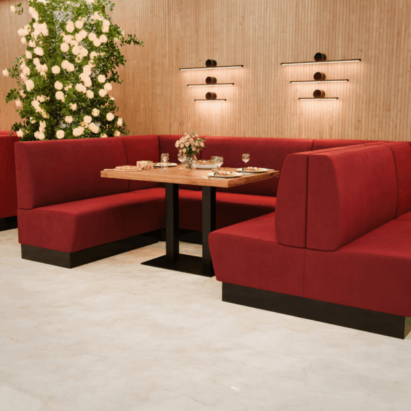 Amsterdam Samtstoff Glatt Referenz 1 rot