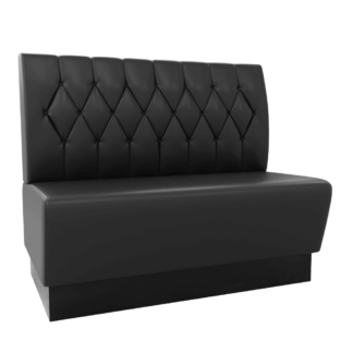 Amsterdam Kunstleder Diamant schwarz