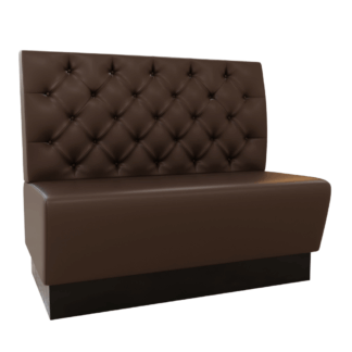 Amsterdam Kunstleder Chesterfield braun