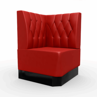 Amsterdam Kunstleder Ecke Diamant rot