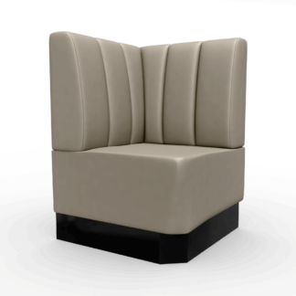 Amsterdam Kunstleder Ecke Vertikal taupe