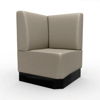 Amsterdam Kunstleder Ecke Glatt taupe