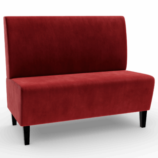 Paris Samtstoff Glatt rot