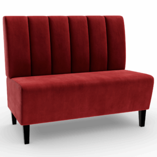 Paris Samtstoff Vertikal rot