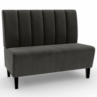 Paris Samtstoff Vertikal anthrazit