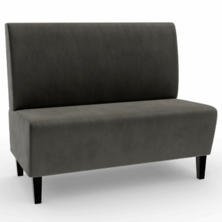 Paris Samtstoff Glatt anthrazit