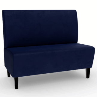 Paris Samtstoff Glatt blau