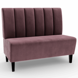 Paris Samtstoff Vertikal rosa