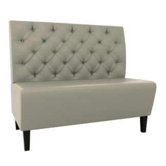 Paris Kunstleder Chesterfield taupe