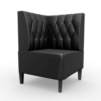 Paris Kunstleder Diamant Ecke schwarz