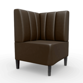 Paris Kunstleder Vertikal Ecke braun