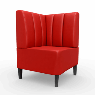 Paris Kunstleder Vertikal Ecke rot