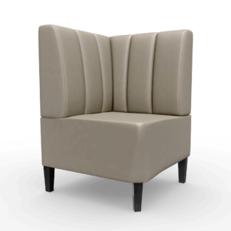 Paris Kunstleder Vertikal Ecke taupe