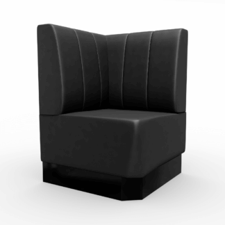 Amsterdam Kunstleder Ecke Vertikal schwarz