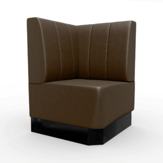 Amsterdam Kunstleder Ecke Vertikal braun