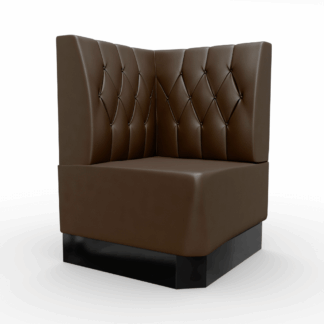 Amsterdam Kunstleder Ecke Diamant braun