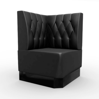 Amsterdam Kunstleder Ecke Diamant schwarz