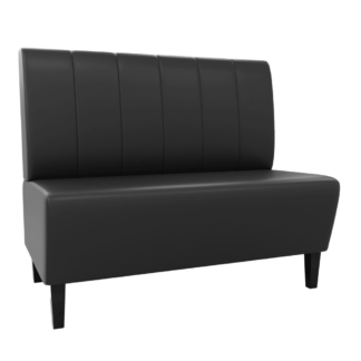 Paris Kunstleder Vertikal schwarz