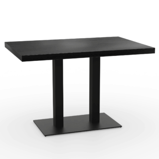 Bistrotisch 36 mm Schwarz Rechteckig Gusseisen.png
