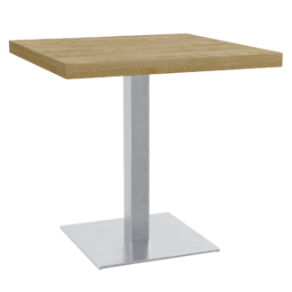Bistrotisch 36 mm Vanilla Quadratisch Edelstahl.png