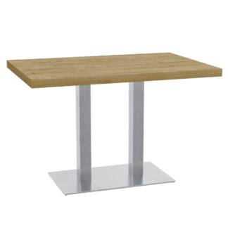 Bistrotisch 36 mm Vanilla Rechteckig Edelstahl.png