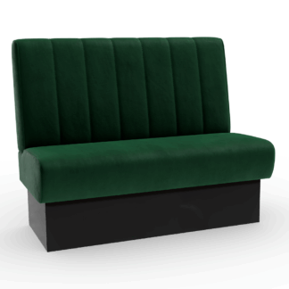 Classic Bank Vertikal Samtstoff Grün.png